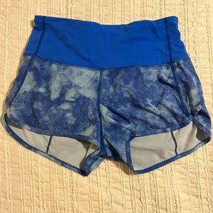 Lululemon speed up high rise 4” shorts